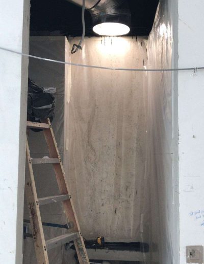 Installation of D-38 Solarspotfor Toilet in middle of House