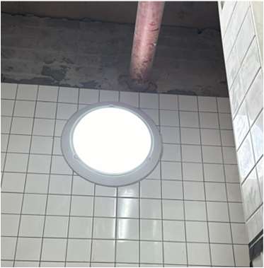 Installation of D-53 Solarspot for Toilets